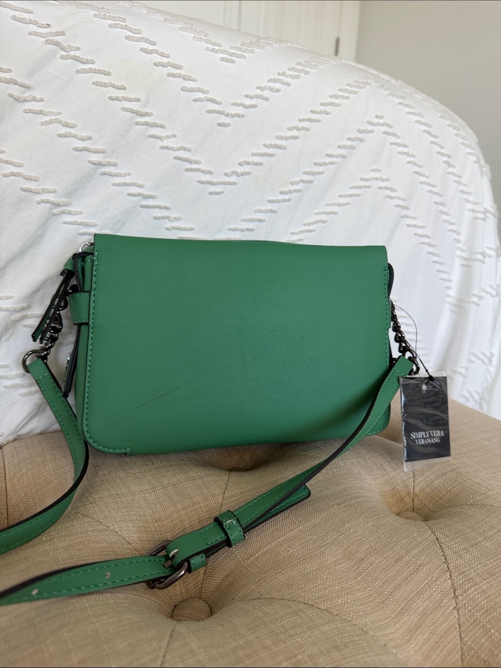 Simply Vera Vera Wang Green Crossbody Bag